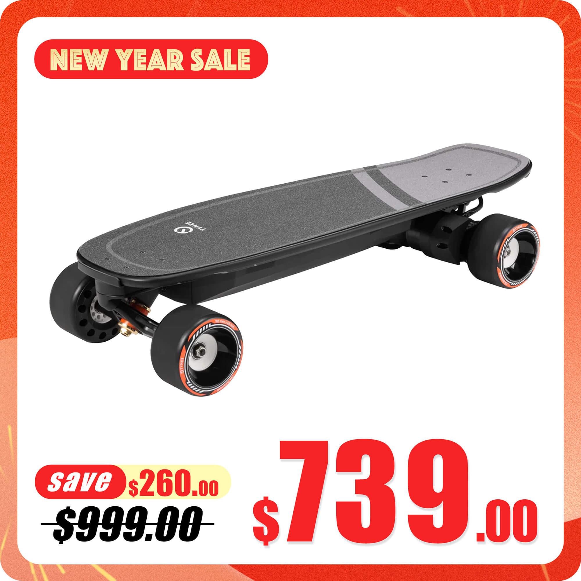 Tynee Mini 3 Pro Powerful Belt Motors Electric Skateboard & Shortboard